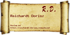 Reichardt Dorisz névjegykártya